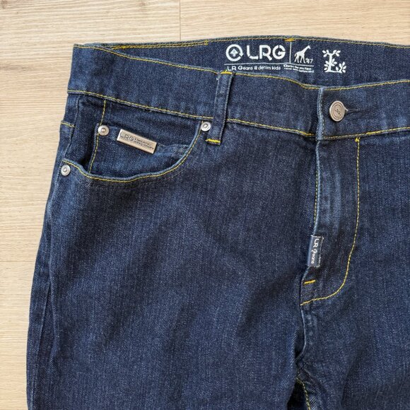 LRG Lifted Research Group Jeans Mens Dark Blue Denim Size 34 - Picture 6 of 13